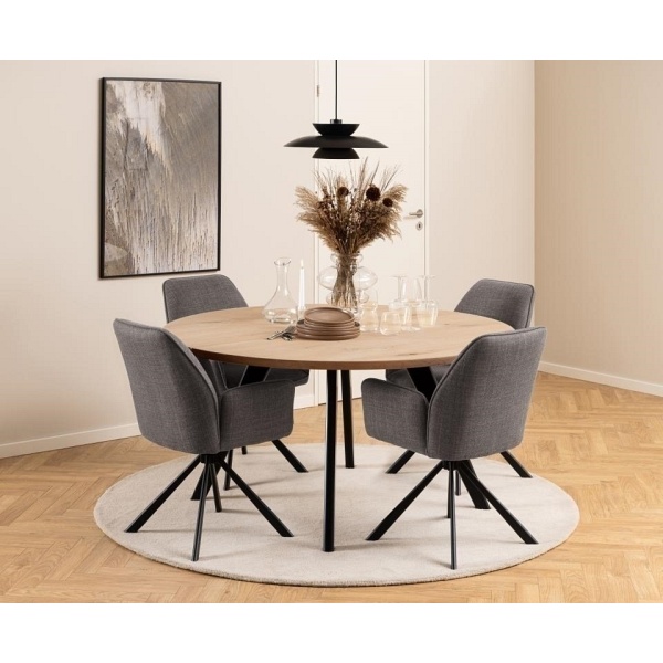 Krzesło Glenda szare jasne Basel 34 - ACTONA